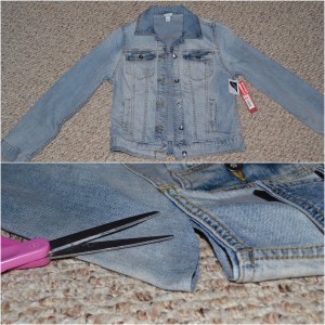 how to make a denim vest for cheap