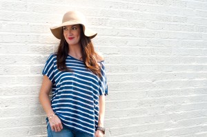how to pull off the nautical stripes for fall