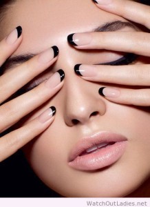 winter-beauty-trends-black-nail-tips