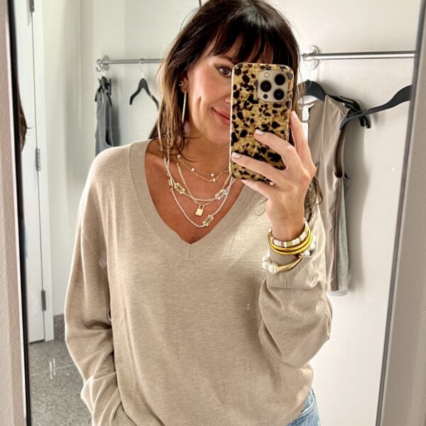 h&m v neck sweater